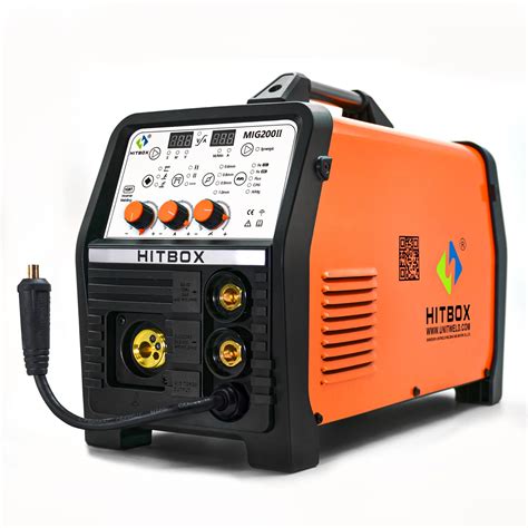 Buy Hitbox Mig Welder 200amp Inverter Mig Arc Lift Tig Less Mig 4 In 1