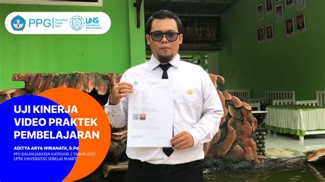 Uji Kinerja Aditya A Wiranata Ii Ppg Daljab Angkatan Tahun