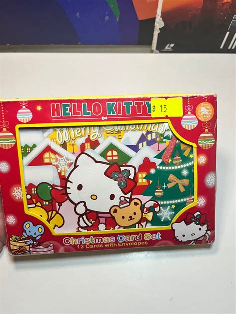 Hello kitty christmas cards, Hobbies & Toys, Toys & Games on Carousell