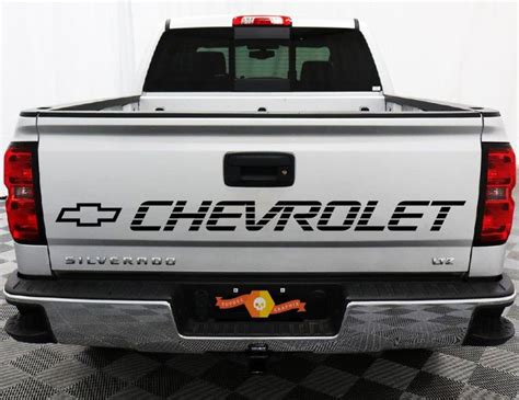 Chevrolet Tailgate Vinyl Vehicle Lettering Decal Sticker 1990 S Truck