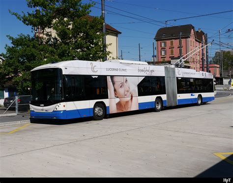 VBL Trolleybus Nr 201 unterwegs in Emmenbrücke am 25 09 2018 Bus