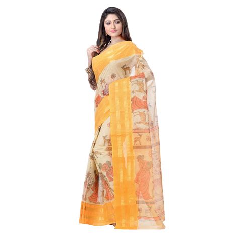 Buy DB DESH BIDESH Women S Handloom Cotton Traditional Bengal Tant