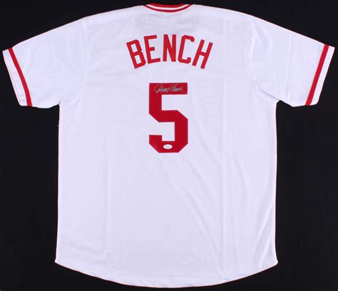 Johnny Bench Signed Reds Jersey (JSA COA) | Pristine Auction