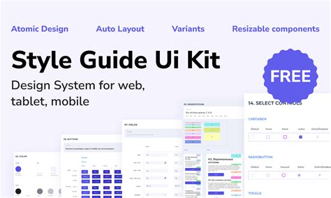 Style Guide Ui Kit Figma