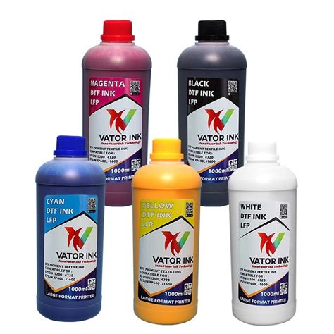 Jual Tinta Vator Dtf Lfp Large Format Printer Cmykw Ml Shopee