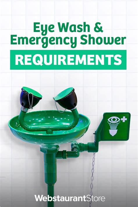 Osha Eye Wash Station Requirements Webstaurantstore