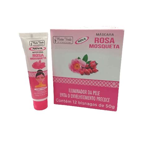 Máscara Facial Rosa Mosqueta 50ml Matto Verde Marilau Makes