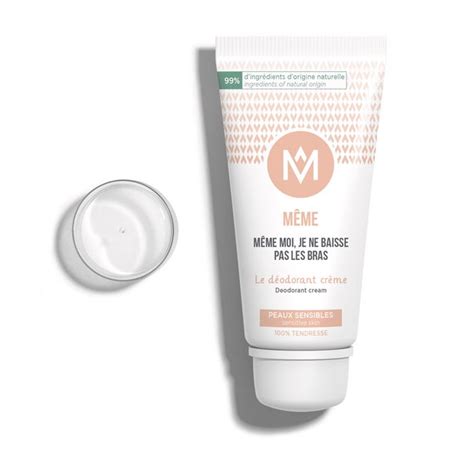 MÊME Cream Deodorants Sensitive Skin 50ml - Easypara