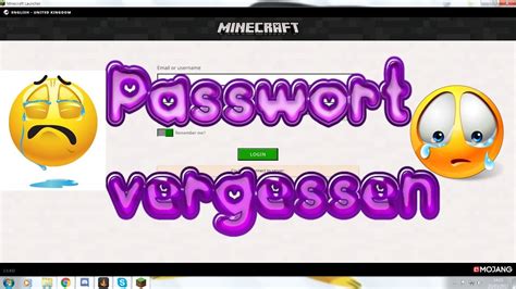 Daily Uploads Minecraft Login Passwort Vergessen YouTube