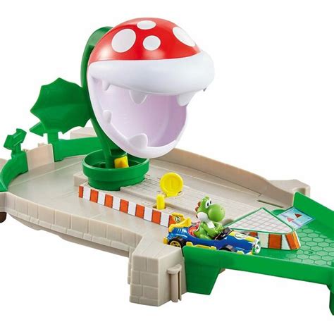 Mattel Autorennbahn Hot Wheels Mario Kart Piranha Pflanzen Trackset Von OTTO Ansehen