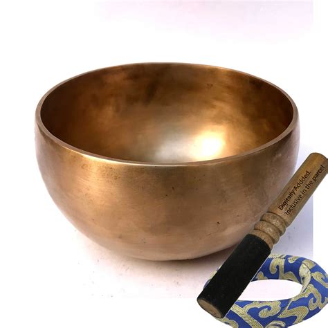 Jhumka Bati Singing Bowl Buddhist Hand Beaten Antique Finishing