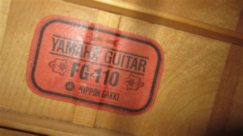 1969 Yamaha Fg 150 Nippon Gakki Red Label Natural Guitars Acoustic Rivington Guitars