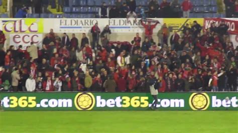 Racing De Santander Mirandes Final Del Partido Y Celebracion De