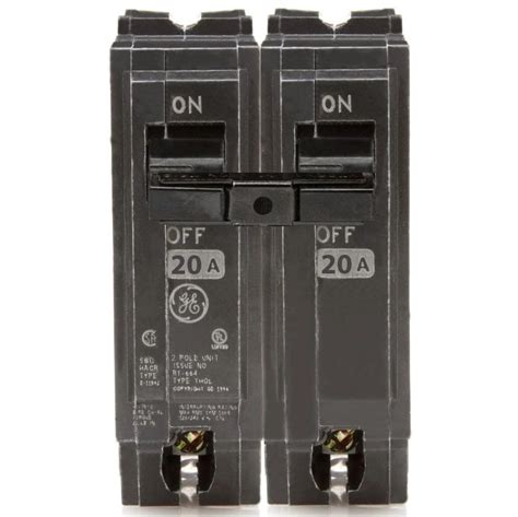 Thql2120 Ge 2 Pole 20 Amp Breaker Dm Electrical Products