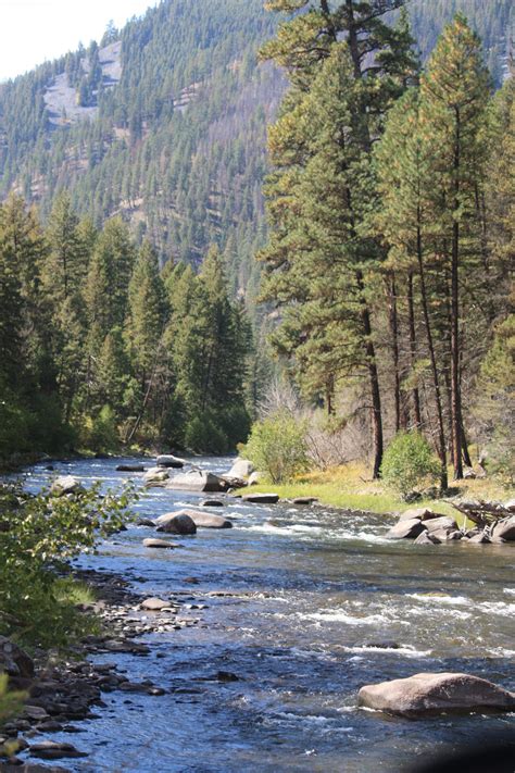 Rock Creek Montana Blue Ribbon Trout Stream Beautiful World