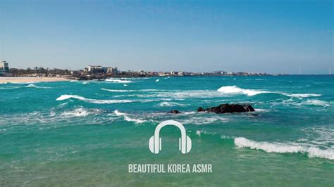 제주도 곽지해변 시원한 파도소리 10시간 ㅣ ASMR 제주도 바다멍 relaxing 자연의소리 YouTube