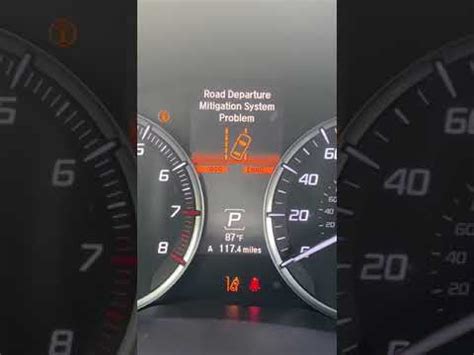 Acura Mdx Warning Light Adaptive Cruiser Control Problem Road