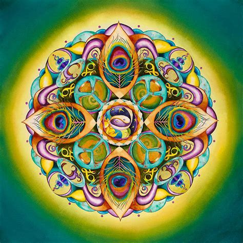 Yoga Mandala Painting By Vikki Reed