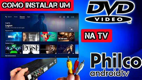 Como Instalar Um Dvd Player Na Tv Philco Android Youtube