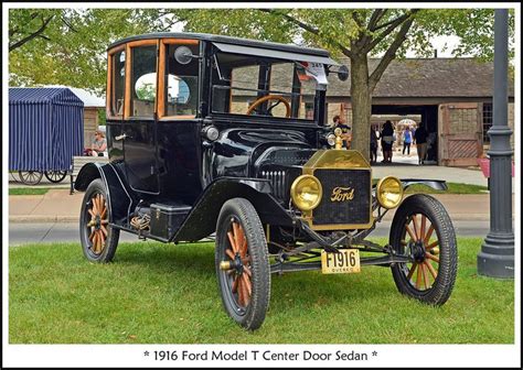 1916 Ford Model T Center Door Sedan Classic Cars Vintage Ford