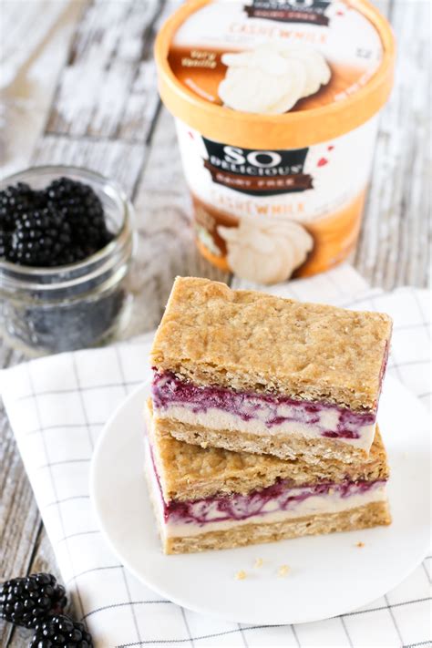 Gluten Free Vegan Blackberry Crisp Ice Cream Sandwiches Sarah Bakes