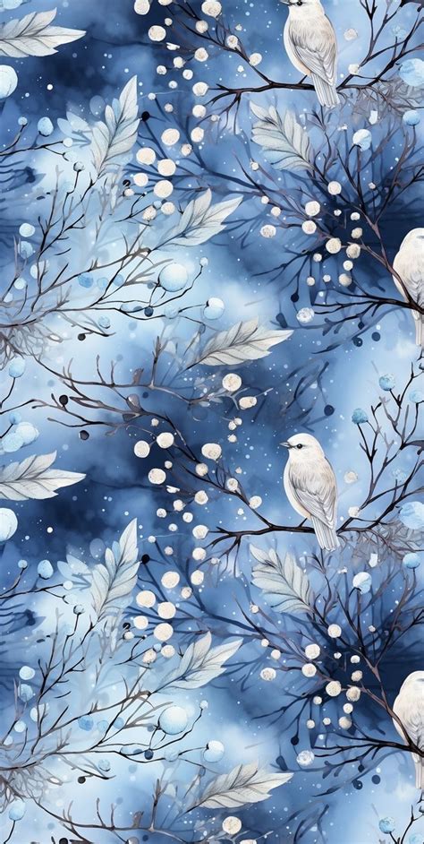 Winter Birds Painting