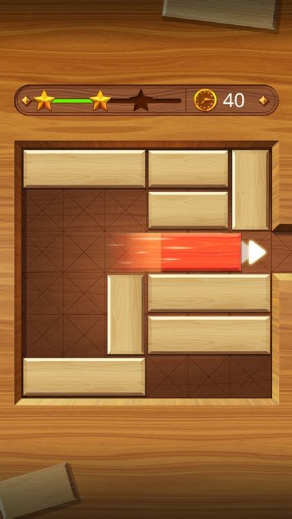 Exit Unblock Red Wood Block By Playtouch