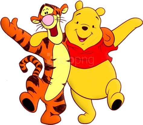 Free Png Download Winnie The Pooh And Tiger Cartoon Disney Friends