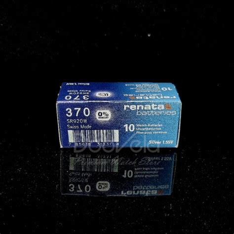 ถ่านกระดุม Renata 370 หรือ SR920W จำนวน 1 กล่อง (10 ก้อน) | Shopee Thailand