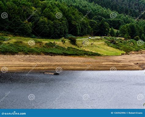 Ashopton, drowned village stock photo. Image of reservoir - 126942996