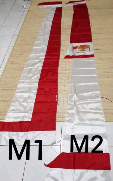 Jual Bendera Bandir Layur Meter Bahan Satin Bahan Mengkilap