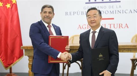 Ministros De Agricultura De Rd Y China Firman Memorándum Cooperación