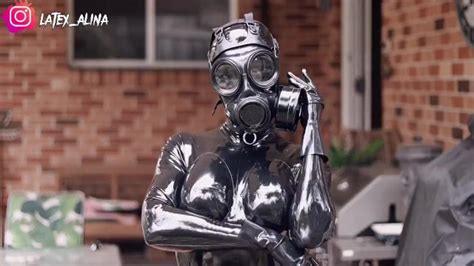 Black Latex Catsuit Gas Mask Enclosure Xxx Mobile Porno Videos And Movies Iporntv