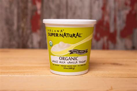 Organic Whole Milk Vanilla Cream Top Yogurt Kalona Supernatural