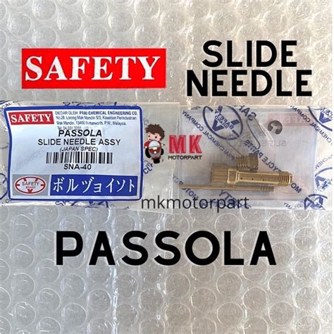 Safety Slide Needle Yamaha Passola Jarum Slide Carburetor Shopee