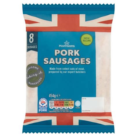 Morrisons Butcher S Style Pork Sausages 454g HelloSupermarket