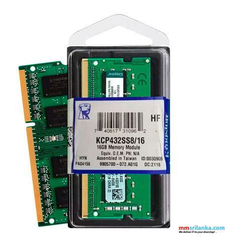 Kingston Kcp Ss Valueram Ddr Gb So Dimm Pin