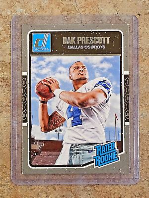 Donruss Rated Rookies Dak Prescott Rc Ebay