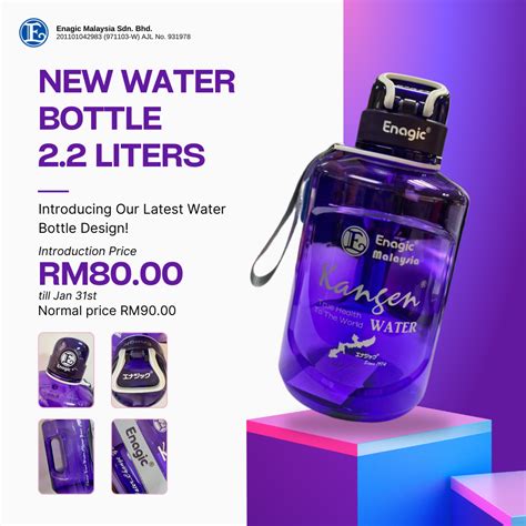 New Item Water Bottle 22l Enagic Malaysia Sdn Bhd