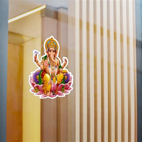 Ganesha Ganesh Ganpati Sticker Vinyl Decal Etsy