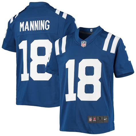 Youth Nike Peyton Manning Royal Indianapolis Colts Retired Player Game ...