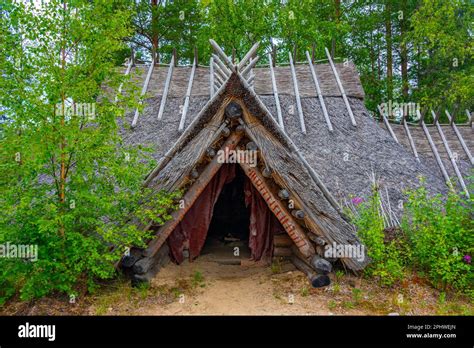 Kierikki Stone Age Centre In Finland Stock Photo Alamy