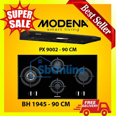 Jual Modena Paket Kompor Tanam Tungku Cm Dan Cooker Hood Cm