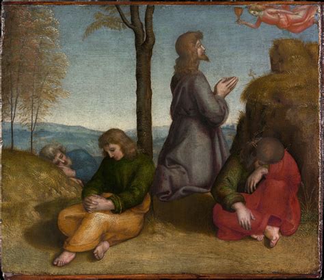 Raphael Raffaello Sanzio Or Santi The Agony In The Garden The