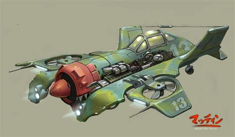 Dieselpunk Vtol Aircraft Character Design References キャラクターデザイン