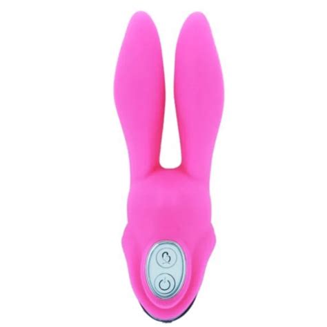 Waterproof Multi Function Simulation G Spot Double Rabbit Ears