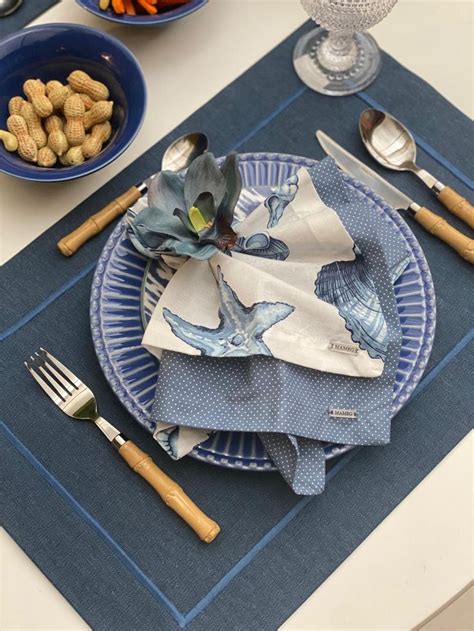 Jogo Americano Jeans Dinner Table Decor Dining Table Placemats Diy