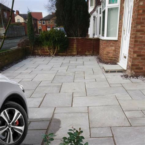 Paving Superstoreriven Sandstone Select Driveway Range Kandla Grey