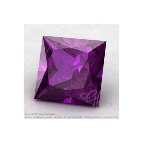 African Amethyst Square Shape Calibrated Gemstones