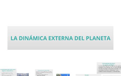 La dinámica externa del planeta by Salma Mimouni Taleb on Prezi